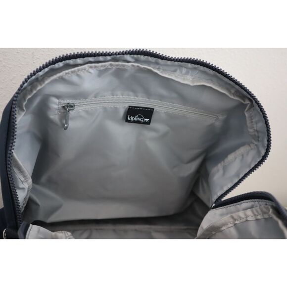 Kipling K15387-4DX Lg. True Blue Tonal Eugina Crossbody Satchel Travel Bag - Picture 11 of 13